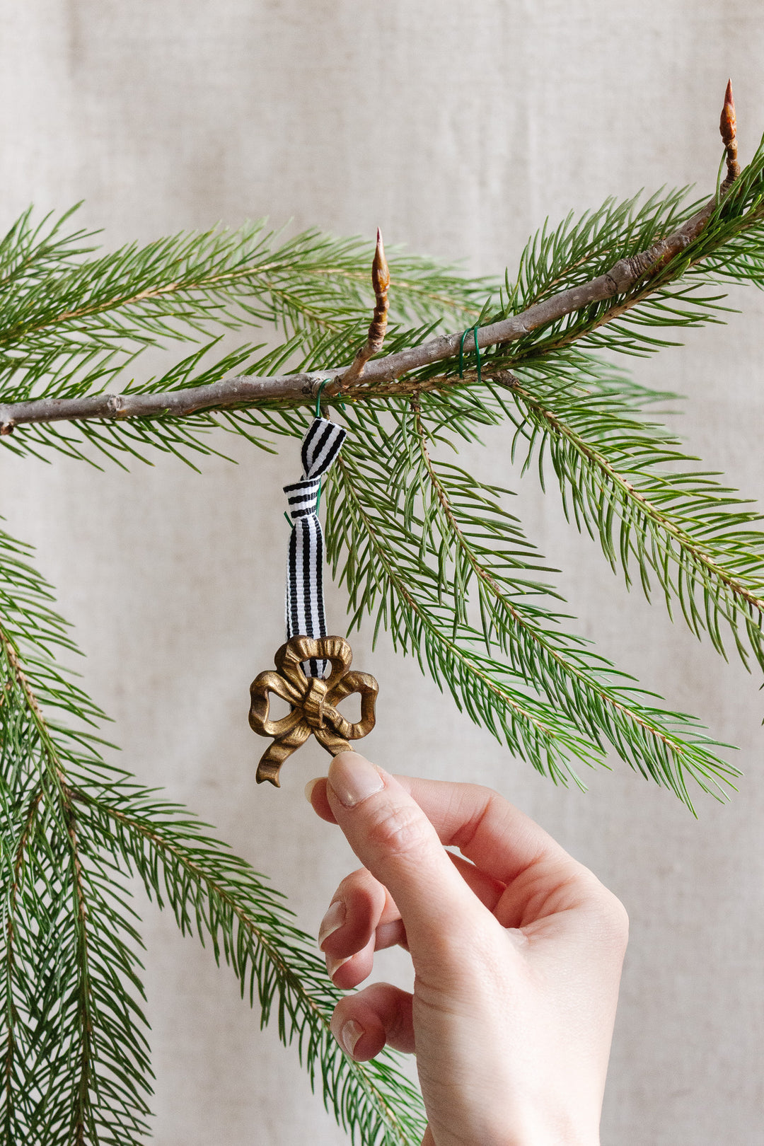 antique french small "cache-clou" bow