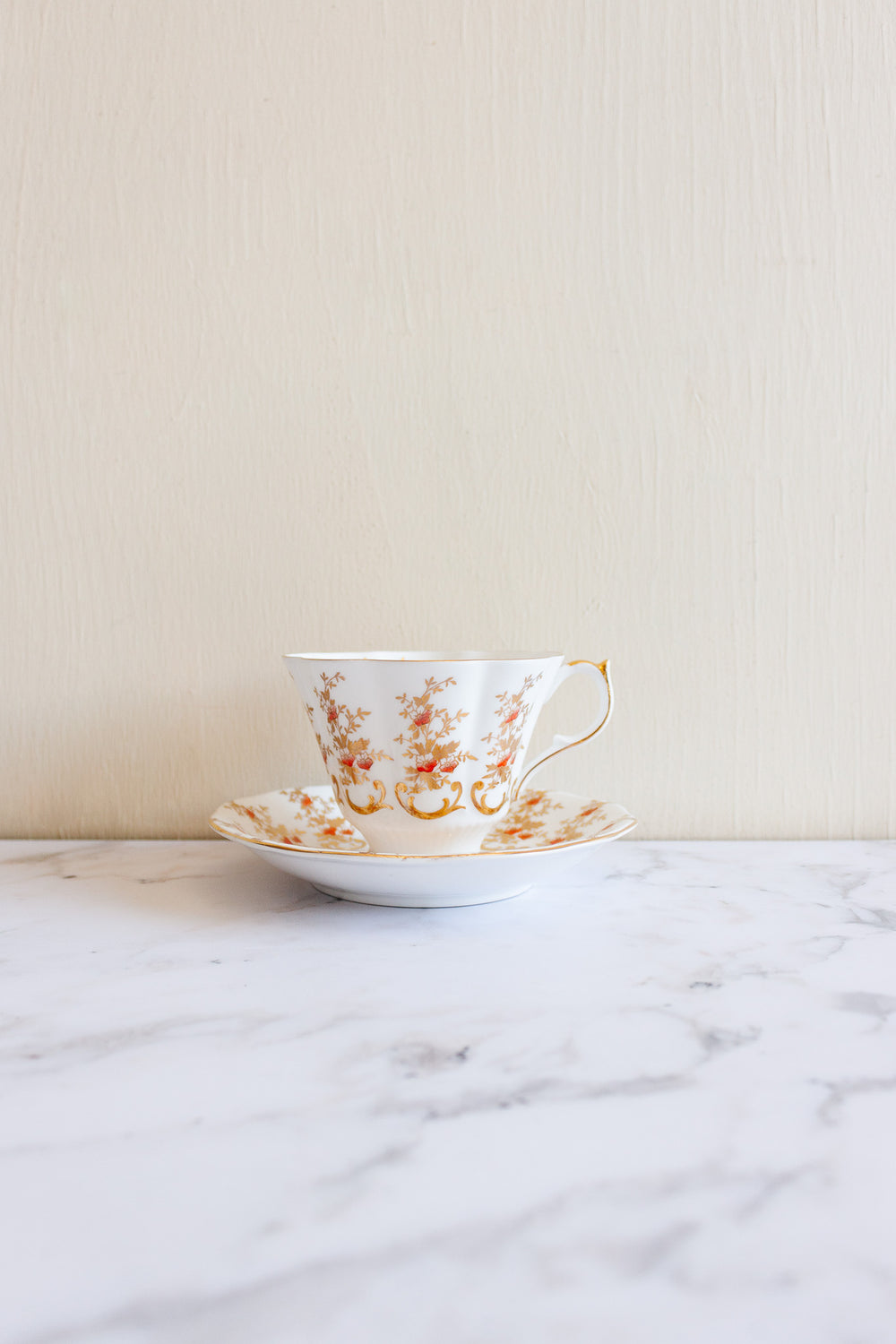 vintage queen anne bone china teacup