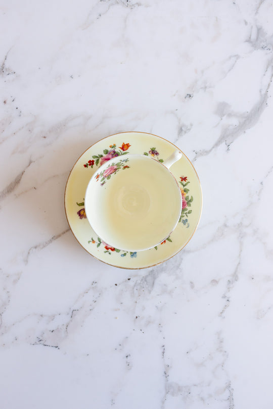 midcentury crown staffordshire teacup