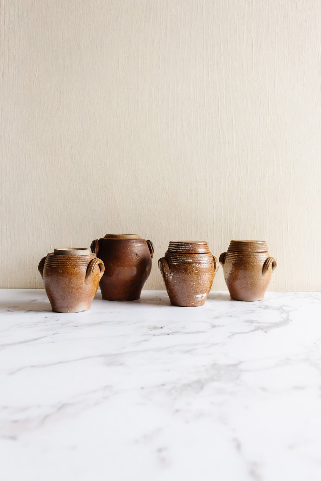 antique french petite confit pot