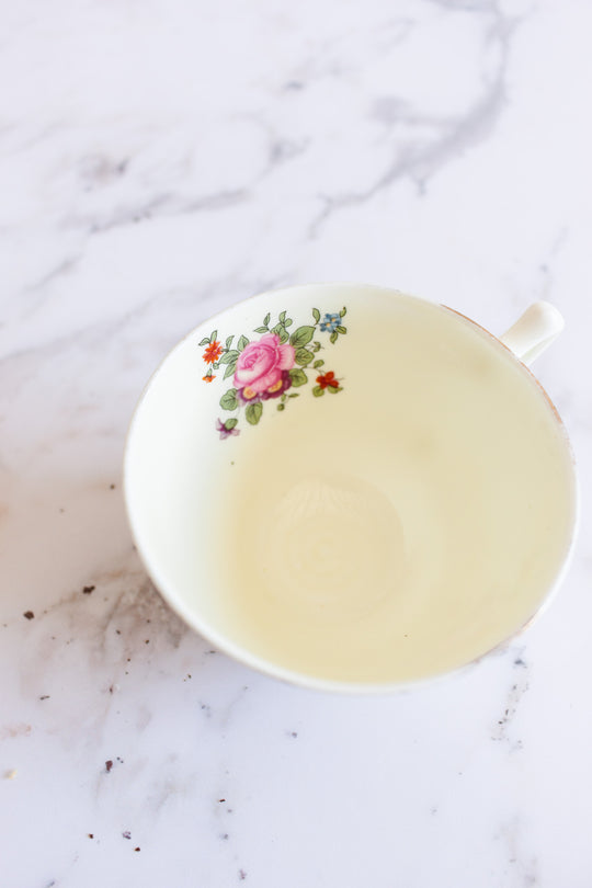 midcentury crown staffordshire teacup