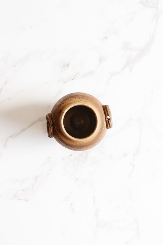 antique french petite confit pot