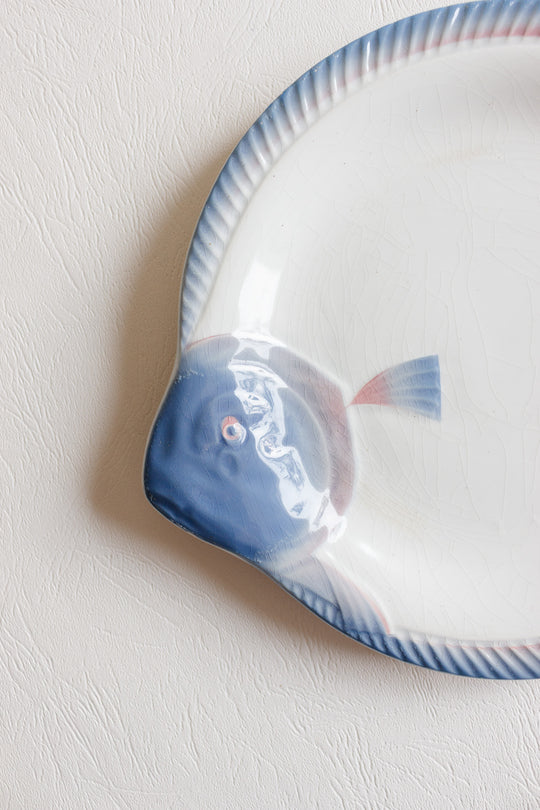 1930s french art nouveau fish service by moulin des loups