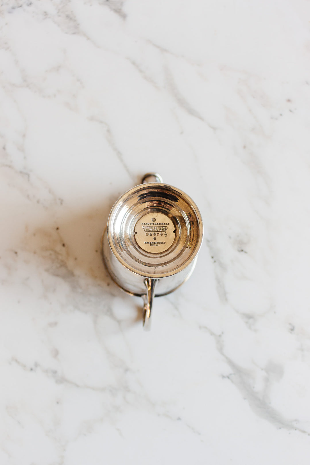 vintage sheffield england silver creamer