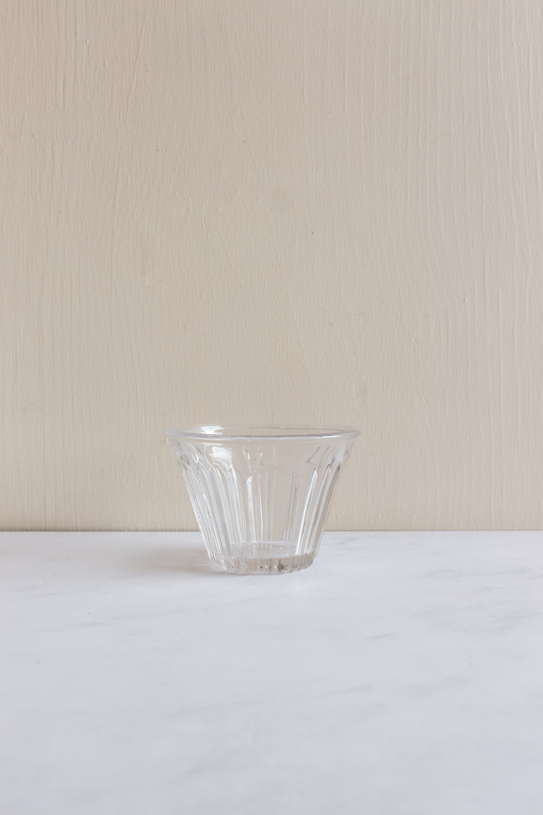 19th century french blown glass flared jam jars