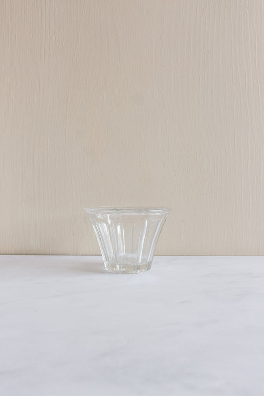 19th century french blown glass flared jam jars