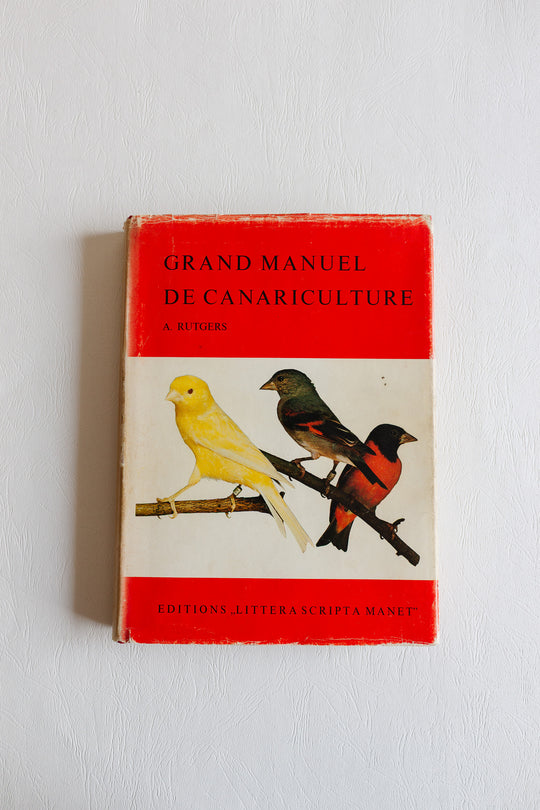 vintage french book "grand manuel de carniculture"