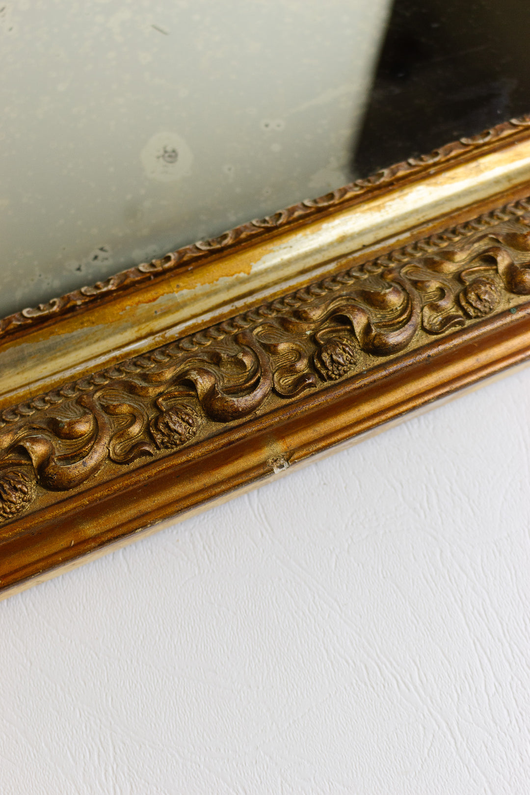 antique french ornate gilt louis-philippe mirror