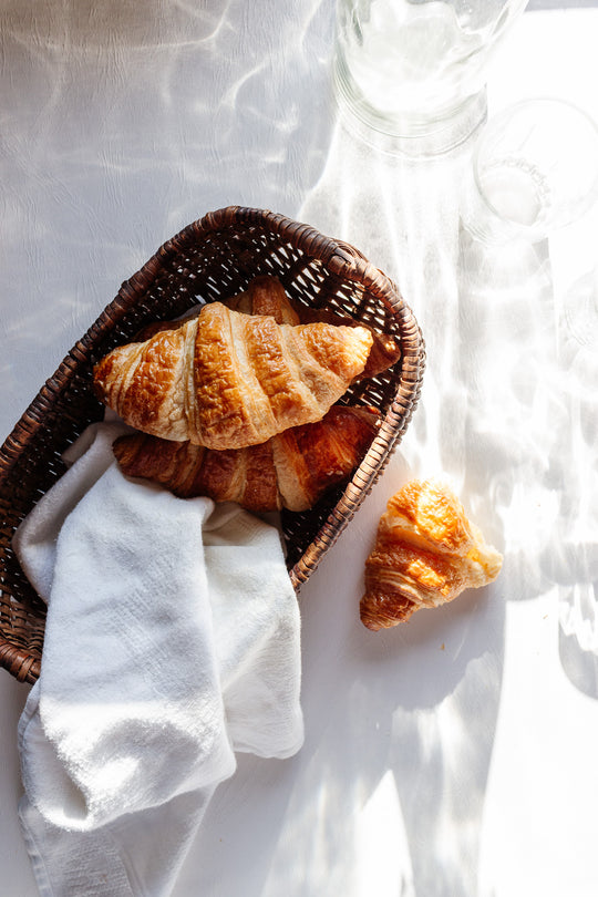 vintage french woven petit panier français