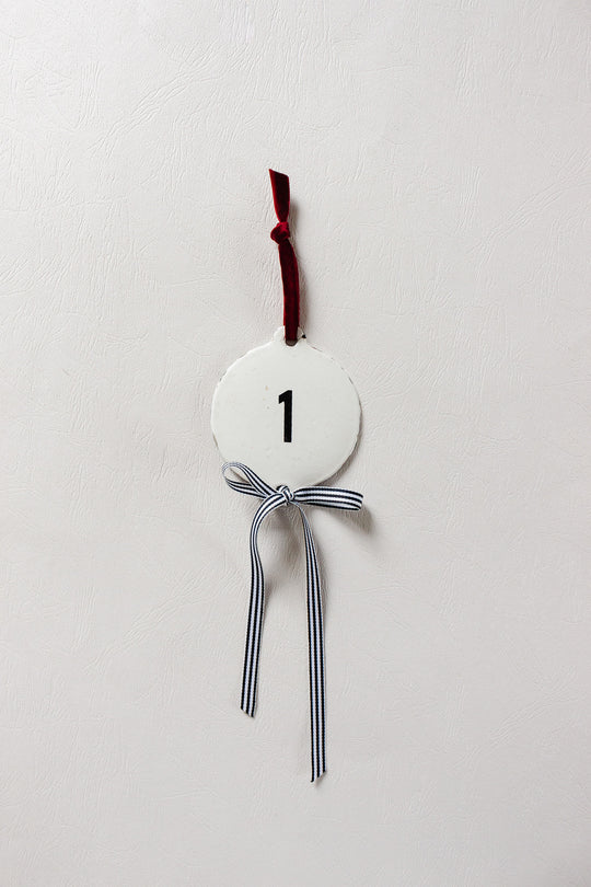 antique german enamel train sign