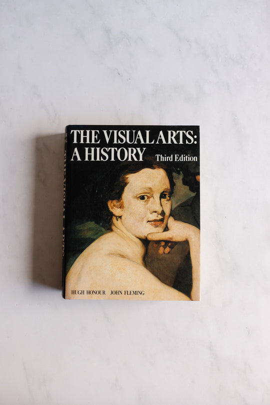 vintage handcover art book, "the visual arts: a history"