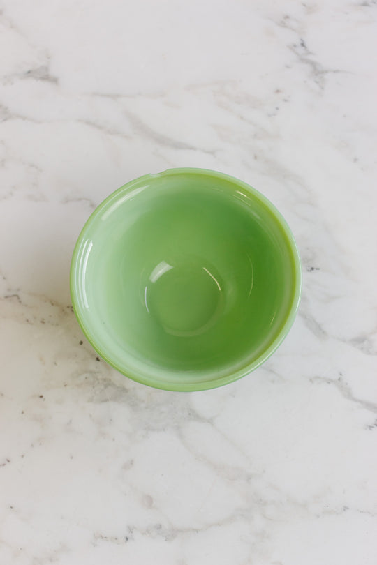 antique french jadeite lidded bonbonnière