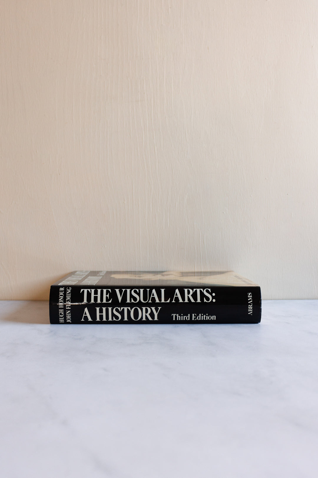 vintage handcover art book, "the visual arts: a history"