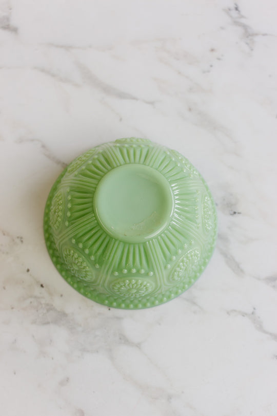 antique french jadeite lidded bonbonnière