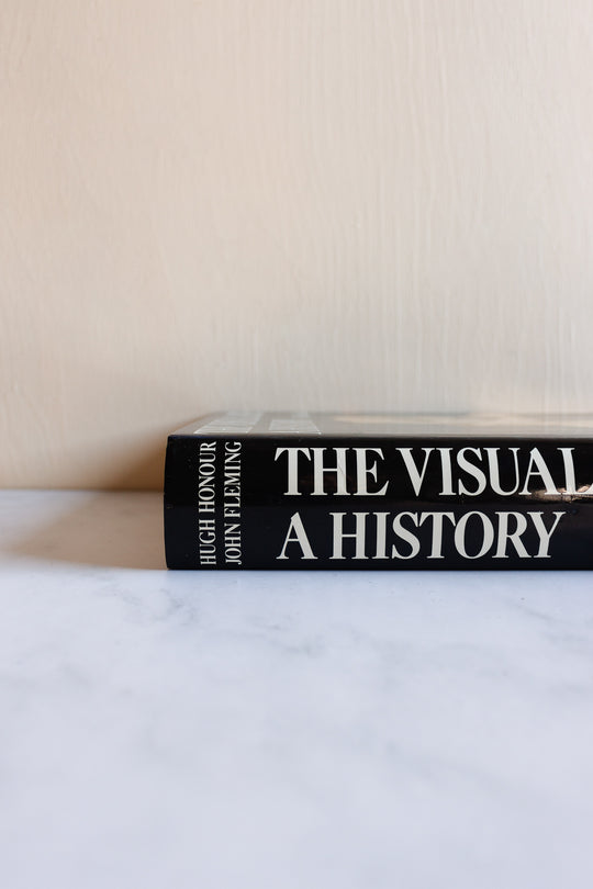 vintage handcover art book, "the visual arts: a history"