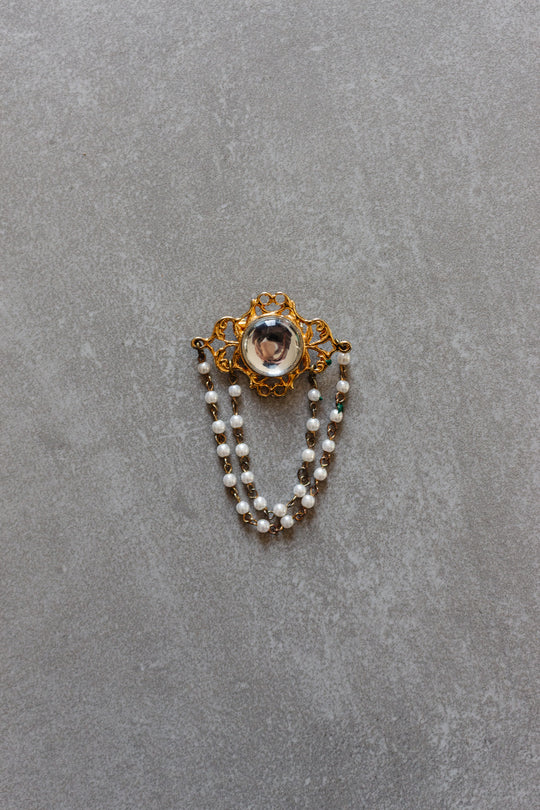 collection of 4 vintage french brooches fantasie ii