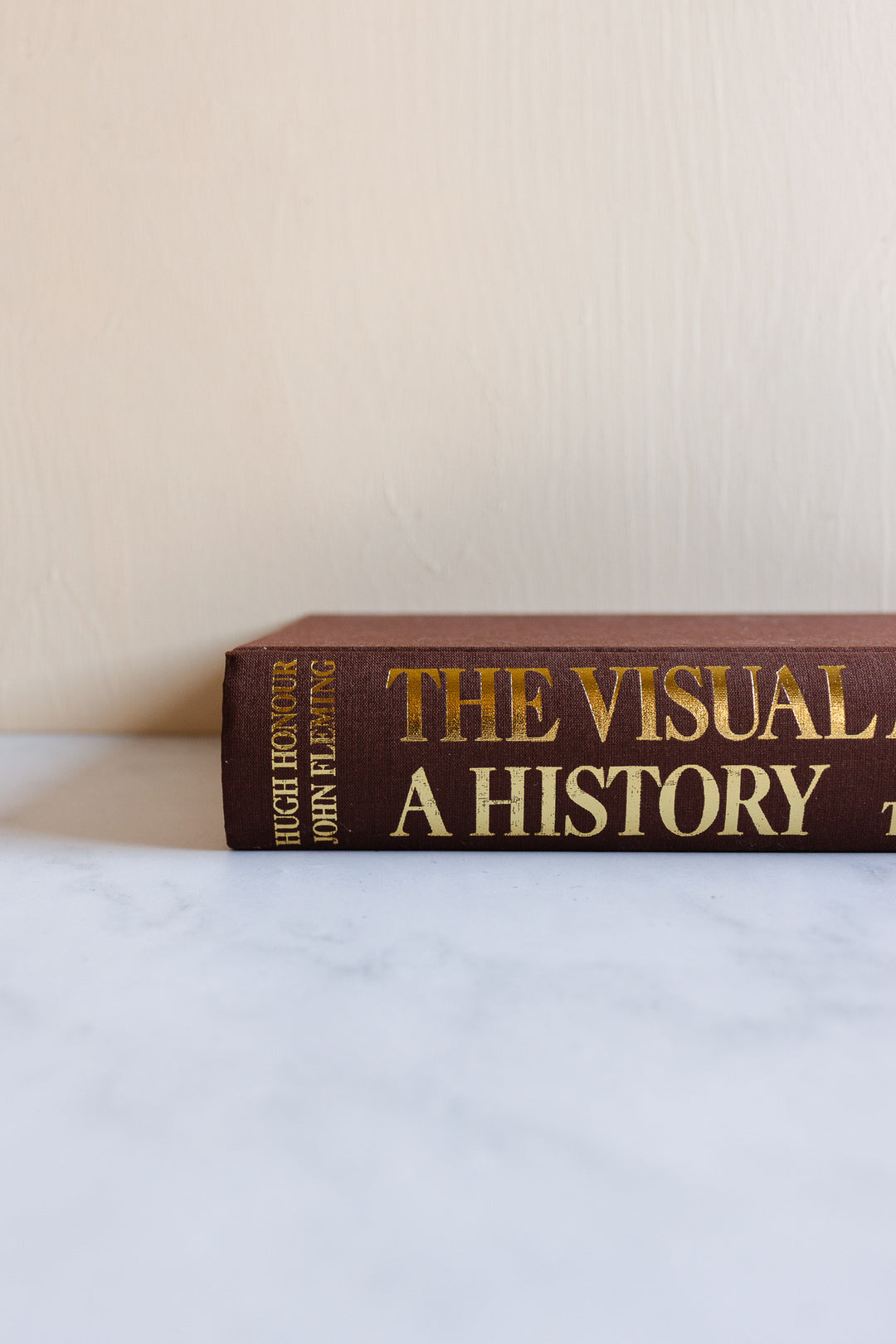 vintage handcover art book, "the visual arts: a history"