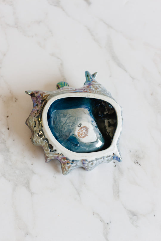 vintage french porcelaine de France coastal vide poche