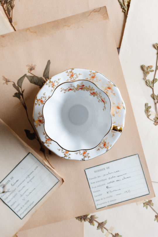 vintage queen anne bone china teacup