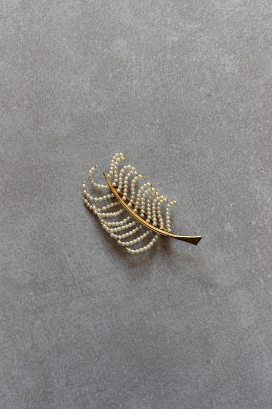 collection of 4 vintage french brooches i