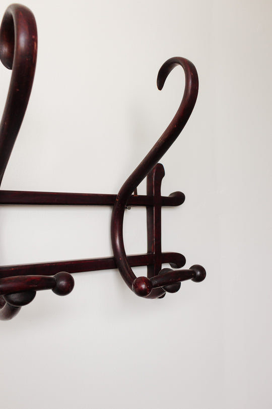 1920s thonet bentwood coat rack