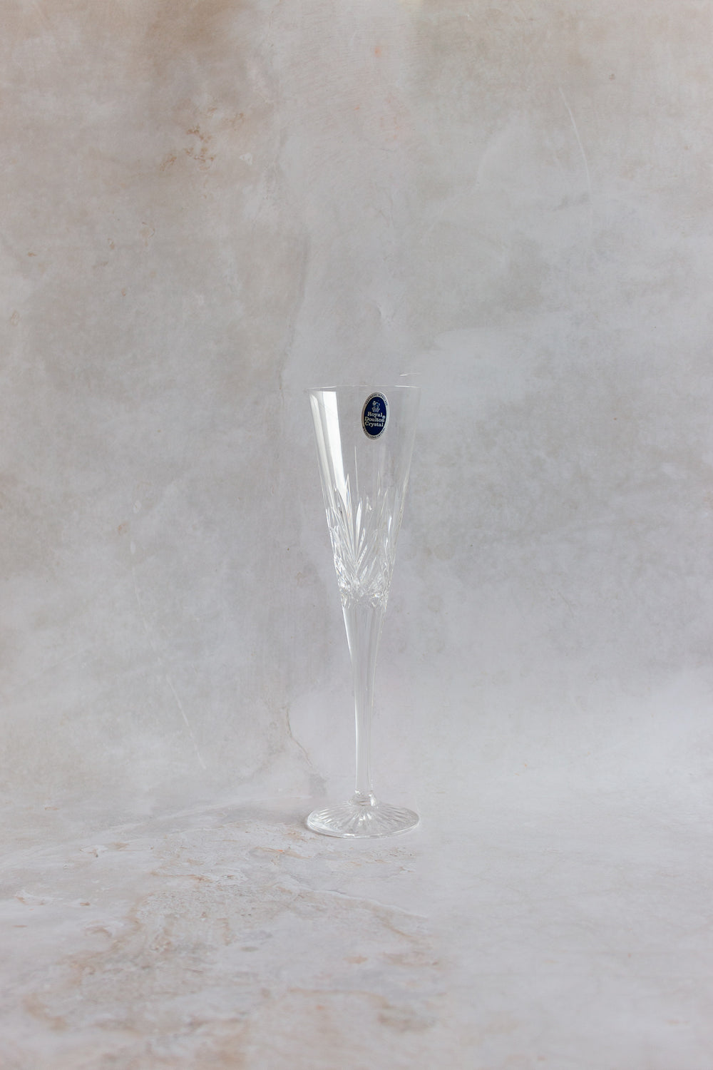 new old stock vintage 17 piece set, royal doulton hand made crystal