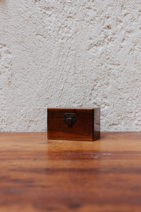 antique french olive wood Vichy souvenir box