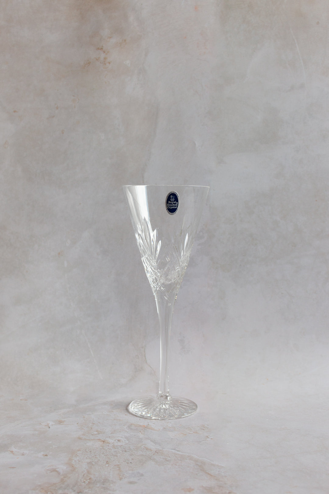 new old stock vintage 17 piece set, royal doulton hand made crystal