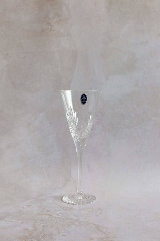 new old stock vintage 17 piece set, royal doulton hand made crystal