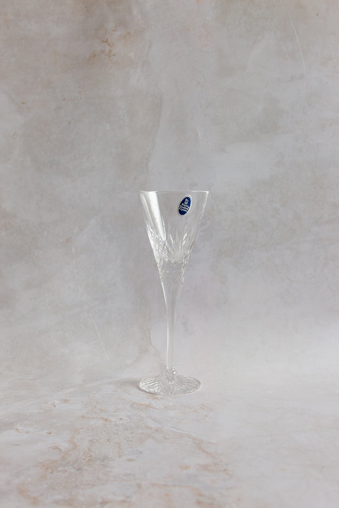 new old stock vintage 17 piece set, royal doulton hand made crystal