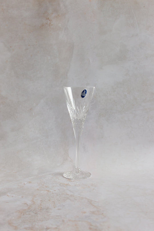 new old stock vintage 17 piece set, royal doulton hand made crystal