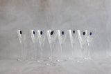 new old stock vintage 17 piece set, royal doulton hand made crystal