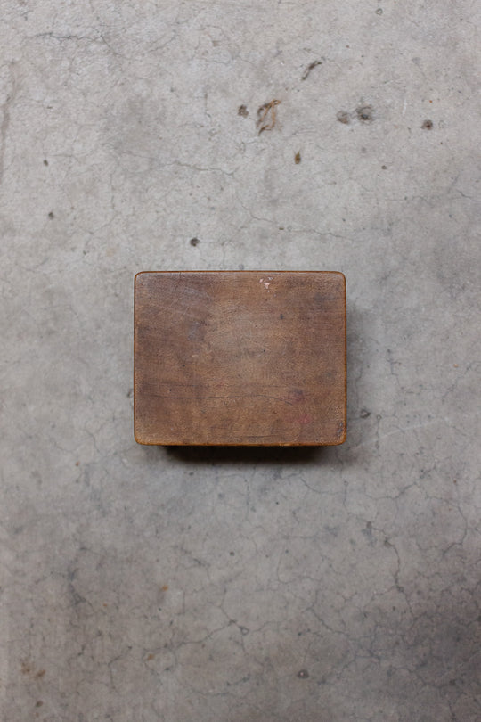 antique french olive wood Vichy souvenir box