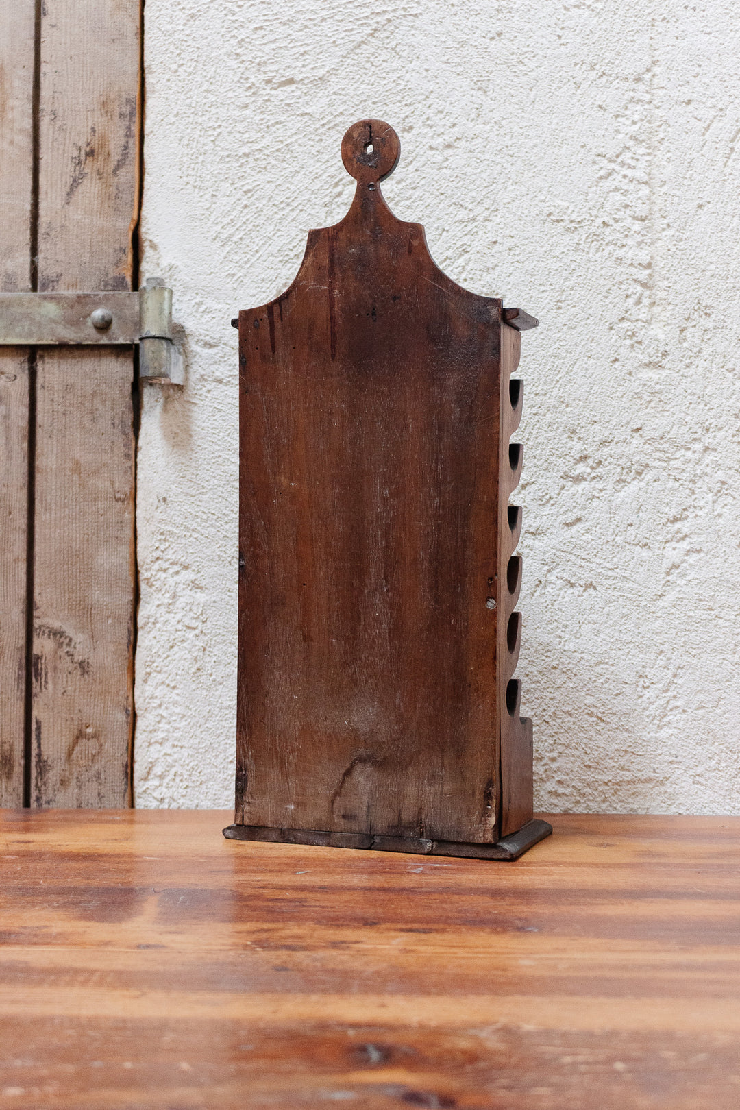 19th century french walnut knife rest box