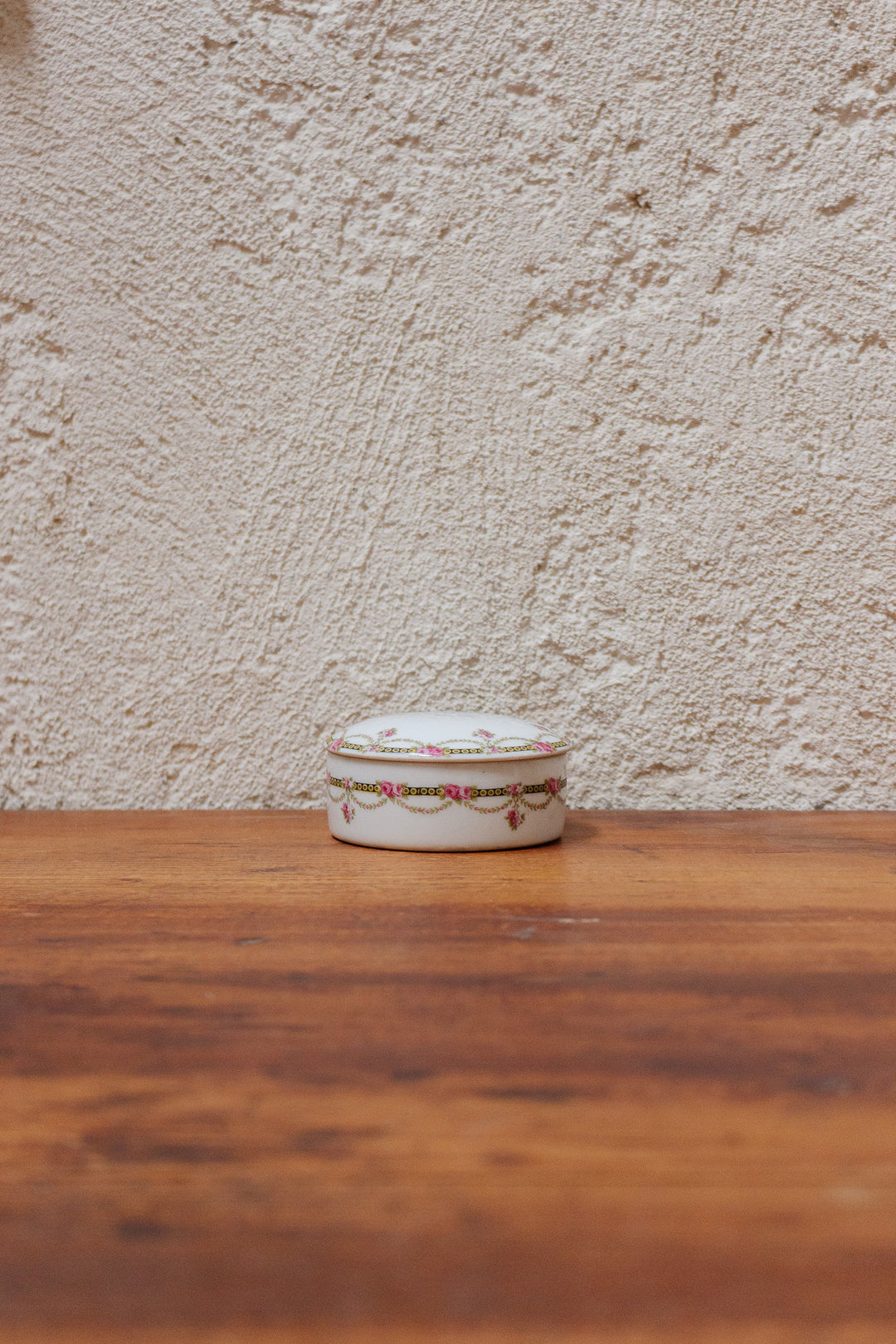 antique french limoges floral porcelain jewelry box