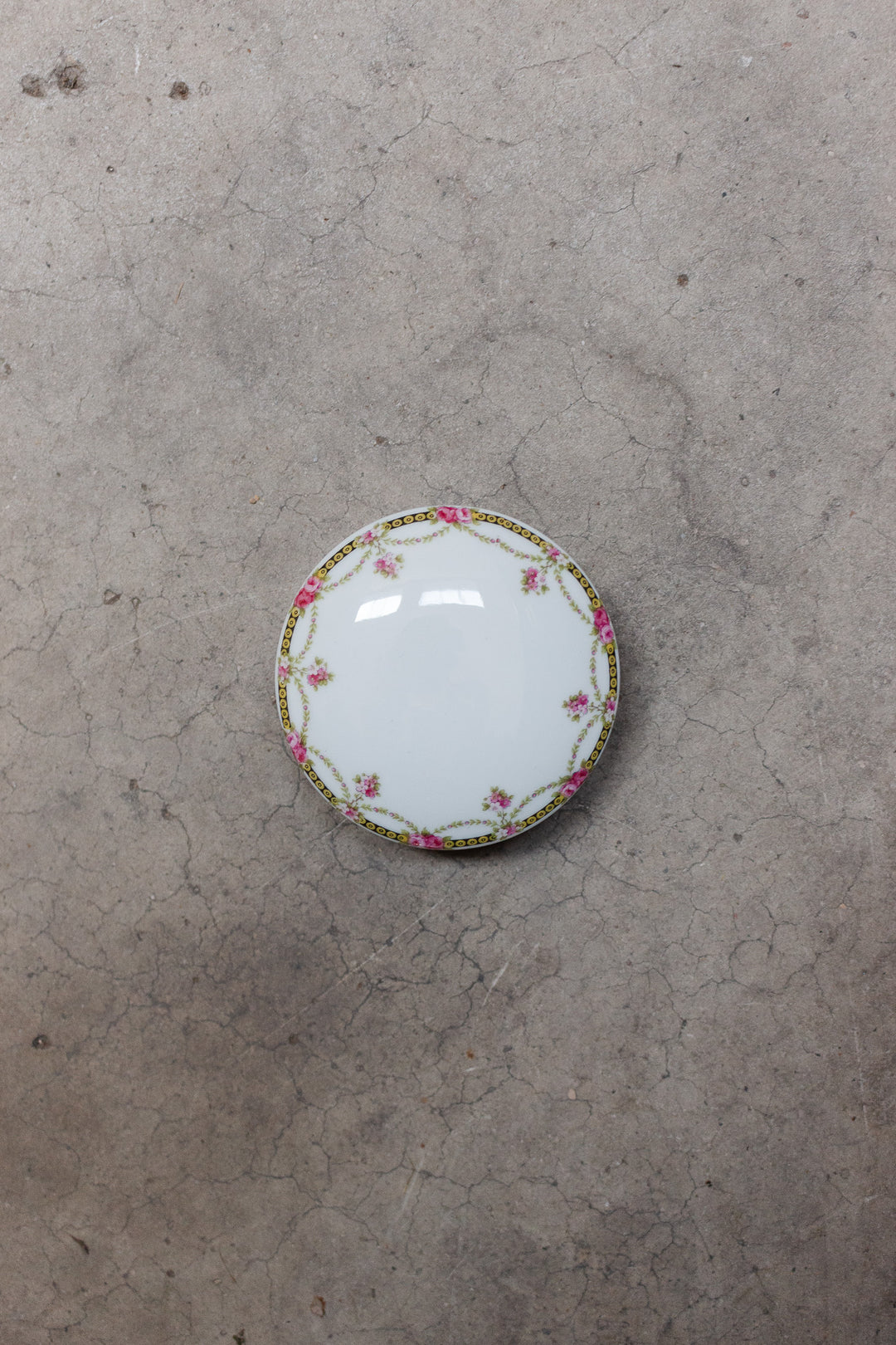 antique french limoges floral porcelain jewelry box