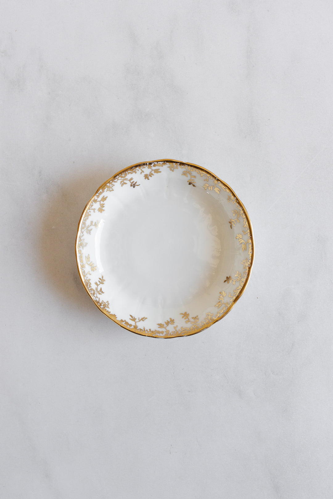 vintage aynsley porcelain catch all, set of 2