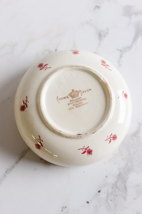 vintage crown devon porcelain trinket box