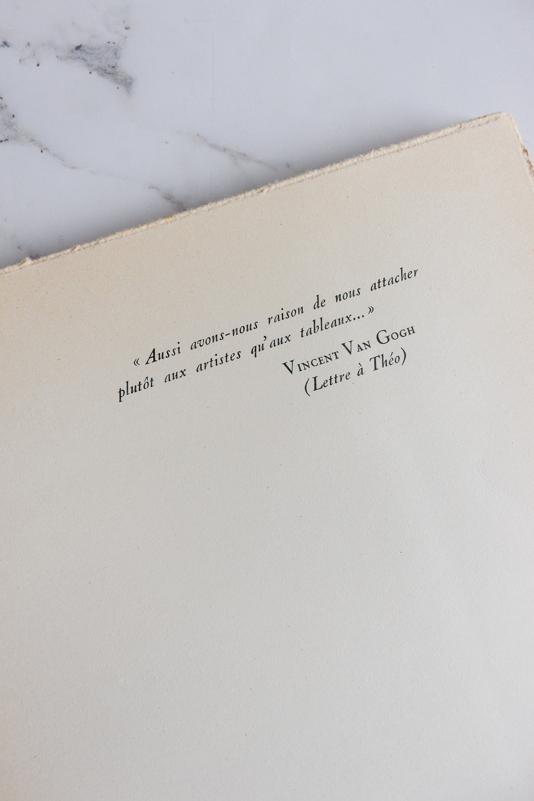 "vincent van gogh: a portrait" french art book