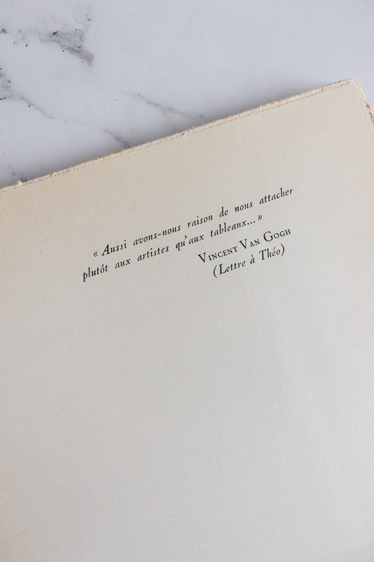 "vincent van gogh: a portrait" french art book