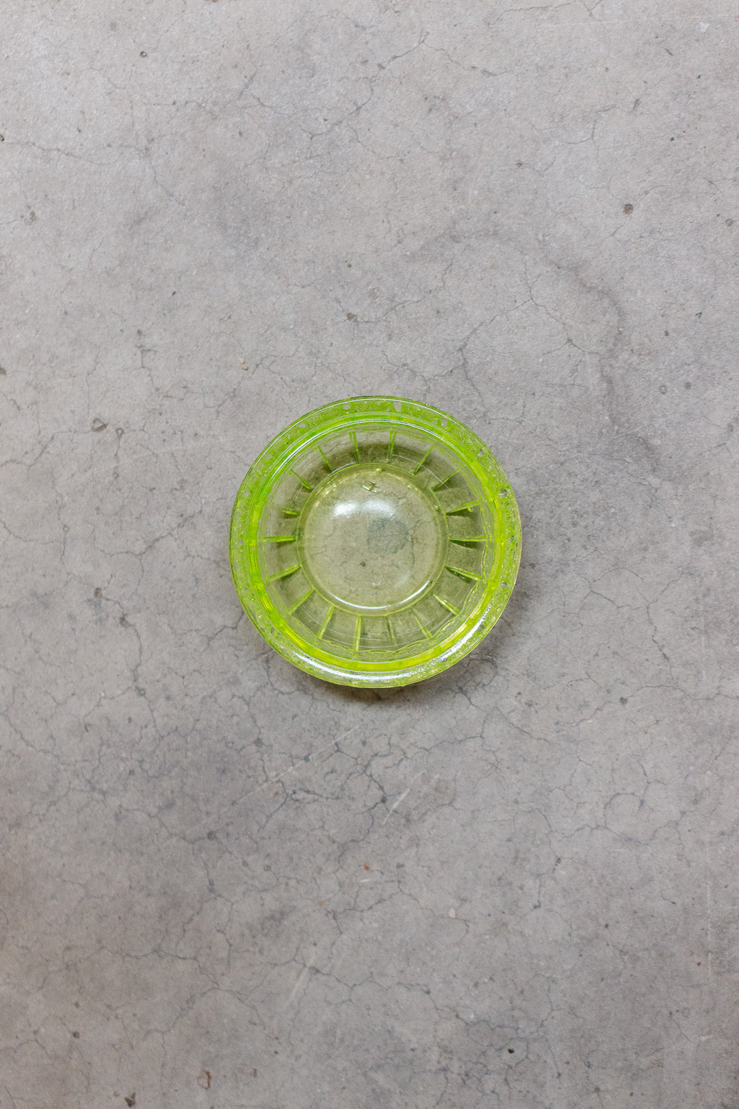 rare antique french green uranium glass trinket box