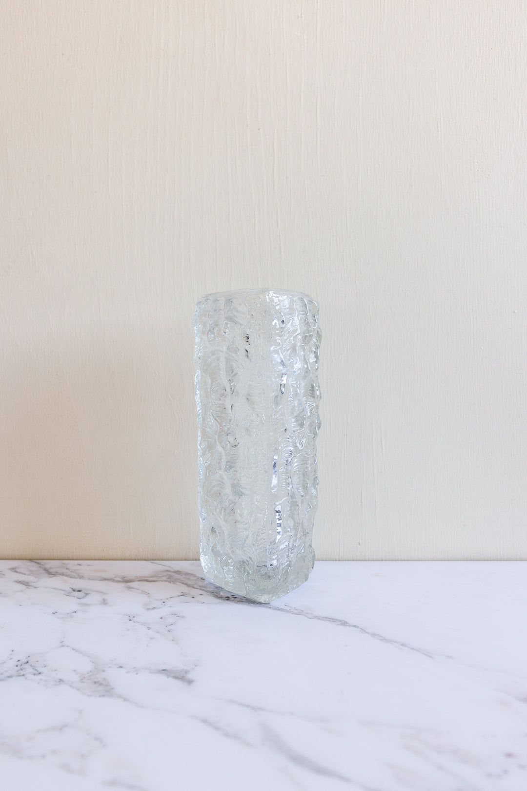midcentury French art glass vase