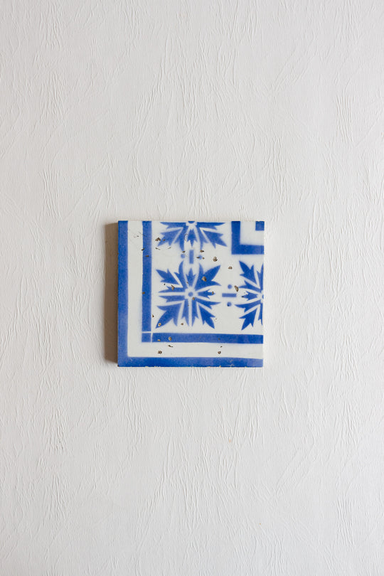 pair of vintage french st. amand tiles