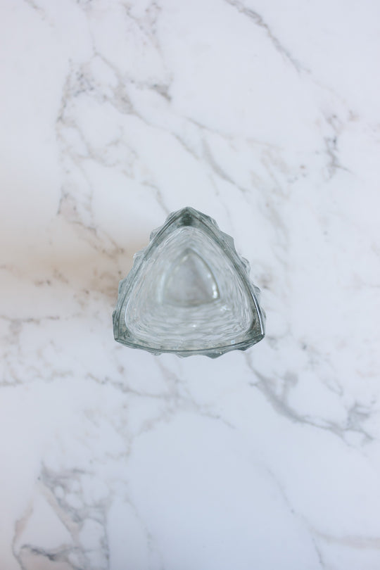 midcentury French art glass vase