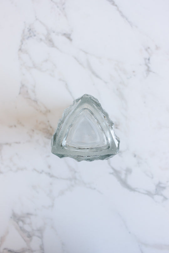 midcentury French art glass vase
