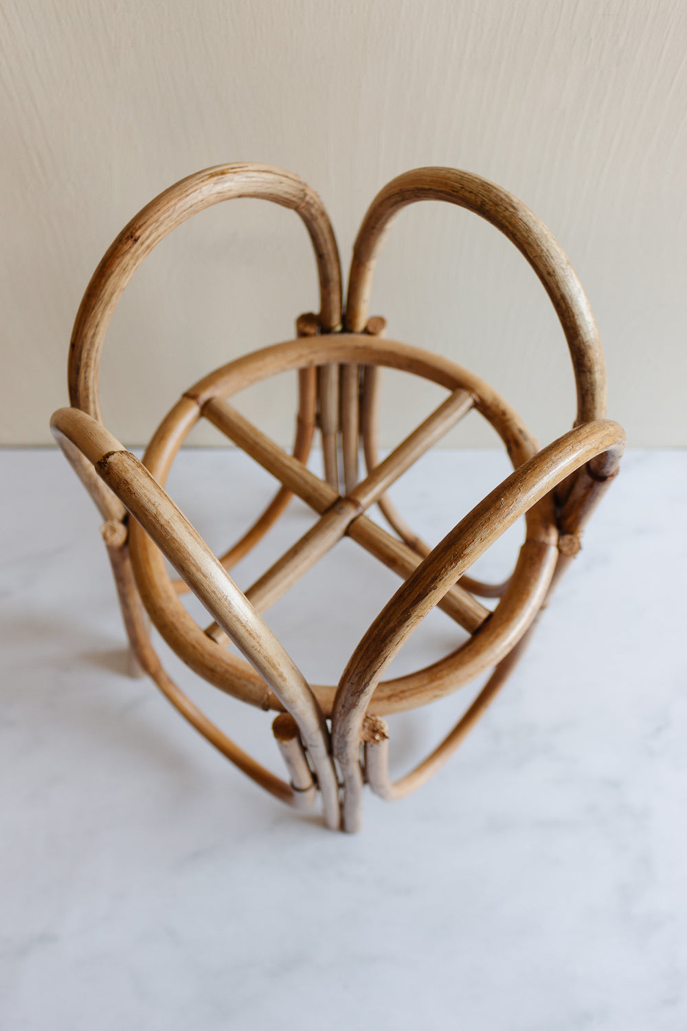 vintage french bamboo plant stand