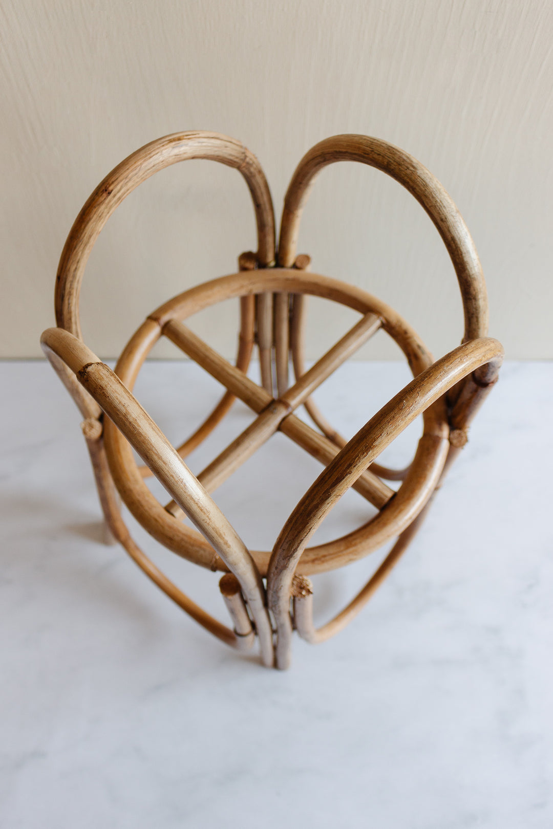 vintage french bamboo plant stand
