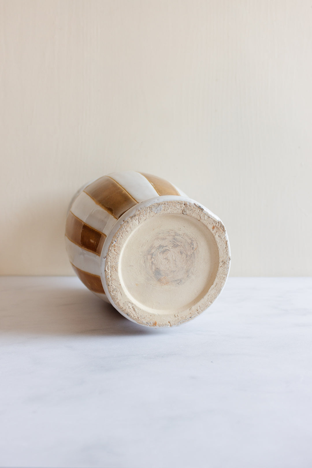 vintage italian handpainted pottery vase