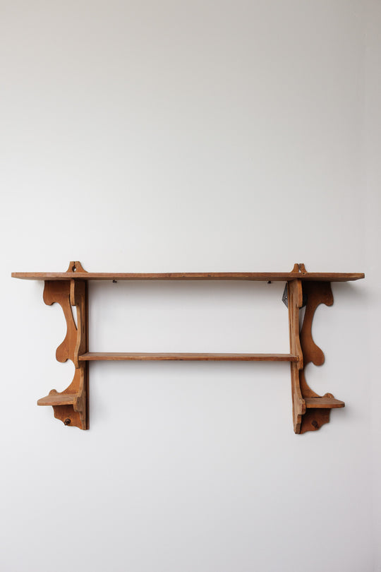 vintage french farmhouse wall mounted shelf