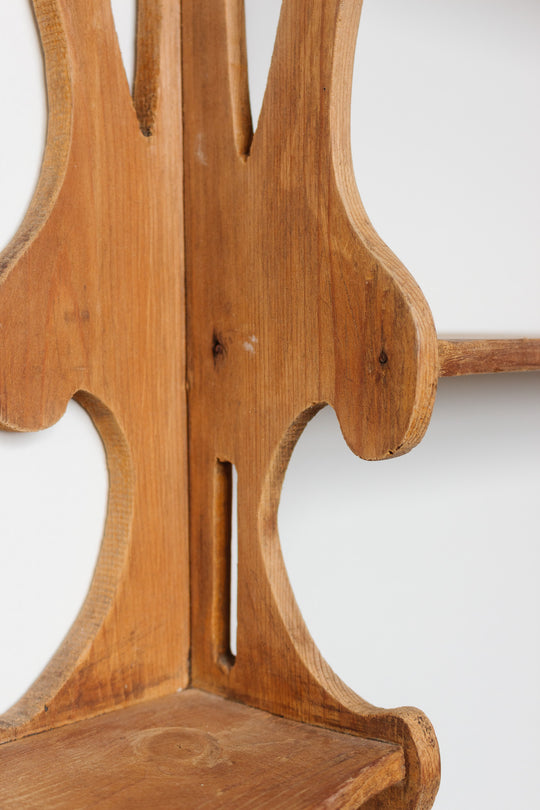 vintage french farmhouse wall mounted shelf